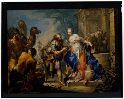 Elizier och Rebecca av Johann Georg Platzer