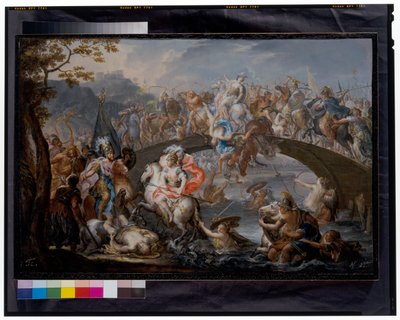 Slaget om Amazonerna av Johann Georg Platzer