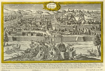Lyons, c1740. av Johann Georg Ringlin