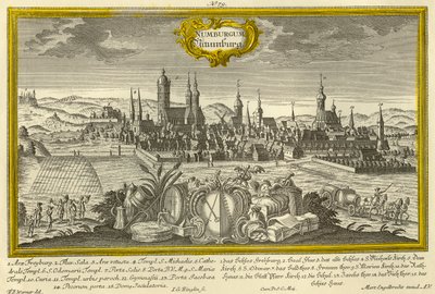 Nürnberg, c1740. av Johann Georg Ringlin