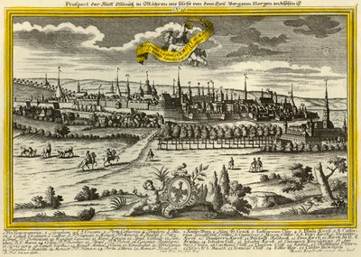 Olomouc, c1740. av Johann Georg Ringlin