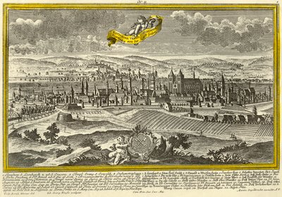 Regensburg, c1740. av Johann Georg Ringlin