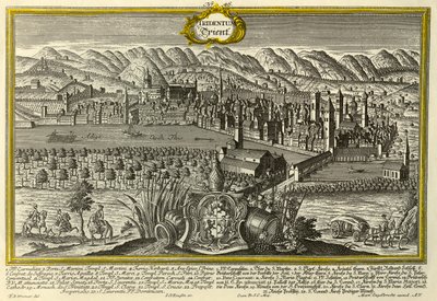 Trent, c1740. av Johann Georg Ringlin