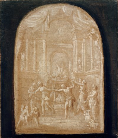 Dansa runt offeraltaret av Johann Georg Schütz