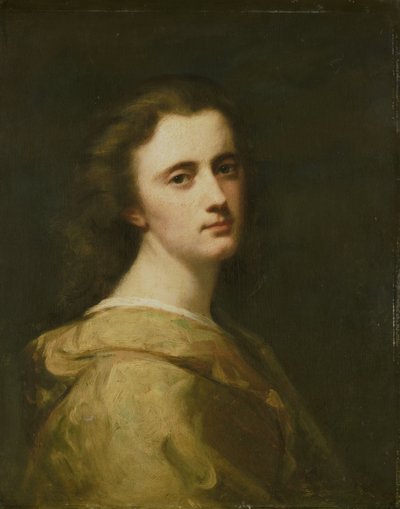 Porträtt av Thérèse Schwartze av Johann Georg Schwartze