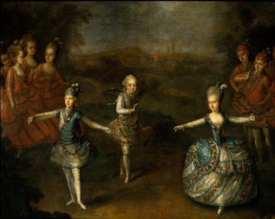 Representation of the ballet le triumphe de l