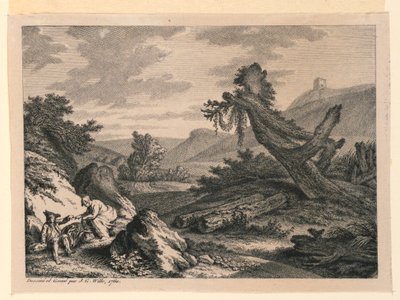 Picknicken av Johann Georg Wille