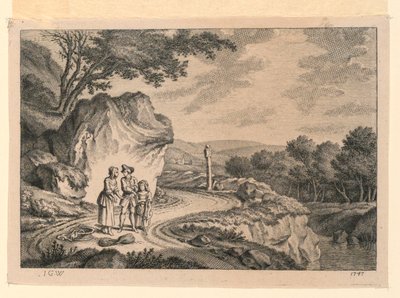 Den slingrande vägen av Johann Georg Wille