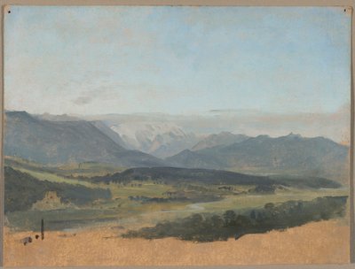 Det övre Loisachtalet av Johann Georg von Dillis