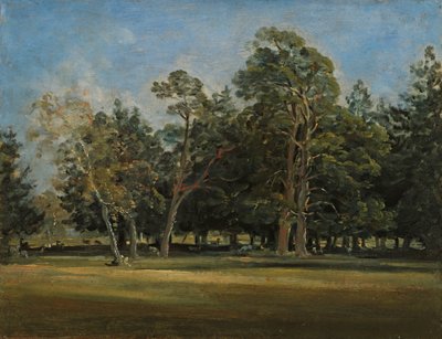 Hirschgarten nära München av Johann Georg von Dillis