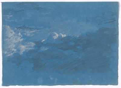 Wolkenstudie av Johann Georg von Dillis