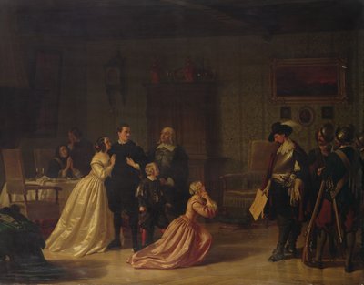 Gripandet av en patricier under trettioåriga kriget av Johann Geyer