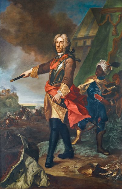 Prins Eugen av Savojen som general av Johann Gottfried Auerbach