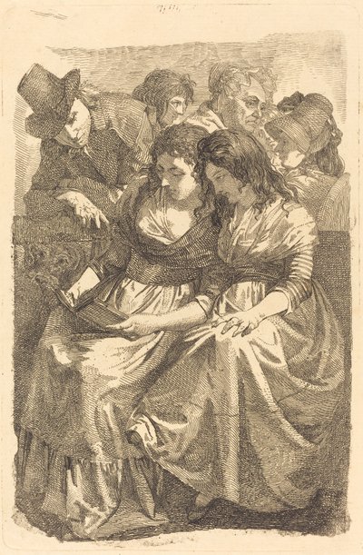 Schadow och hans familj av Johann Gottfried Schadow