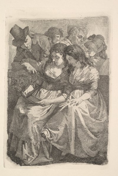 Schadow och hans familj, 1925. av Johann Gottfried Schadow