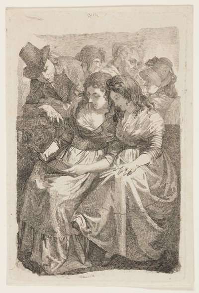 Konstnären och hans familj av Johann Gottfried Schadow
