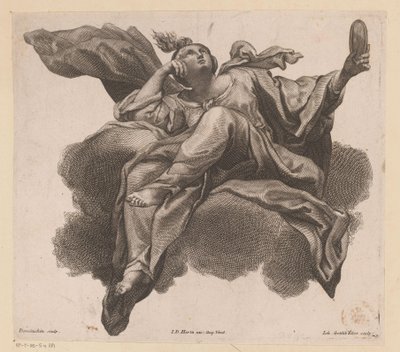 Prudentia med spegel i handen av Johann Gottfried Thelott