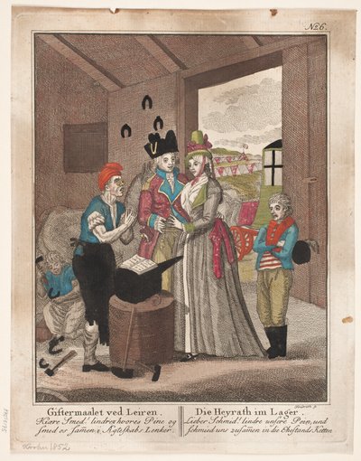 Bröllopet på Leiren av Johann Gottlieb Friedrich