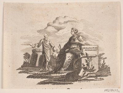 Vinjett för H. Niemeyer "Bibliska kännetecken" av Johann Gottlieb Friedrich