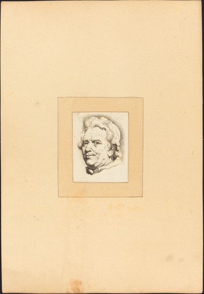 Chef för en man av Johann Gottlieb Prestel after Anton Joseph Prenner