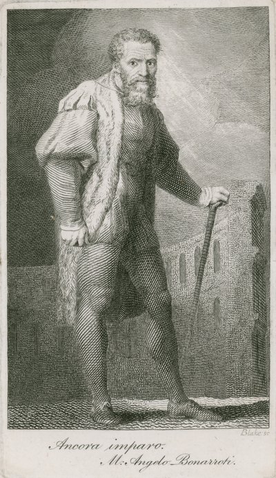 Michelangelo Buonarroti av Johann Heinrich Füssli