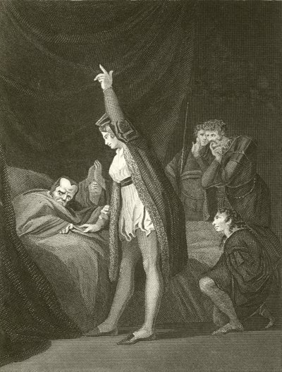 Kardinal Beauforts död av Johann Heinrich Füssli