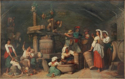 Romersk vinpress av Johann Heinrich Hasselhorst