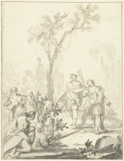 Allegorisk framställning av Johann Heinrich Keller (II)
