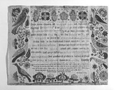 Födelse- och dopbok, 1786. av Johann Heinrich Otto