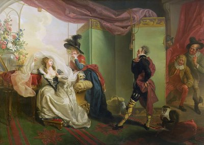 Malvolio före Olivia, från 