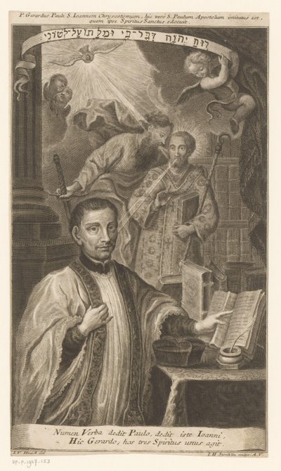 Porträtt av Gerhard Pauli av Johann Heinrich Störchlin