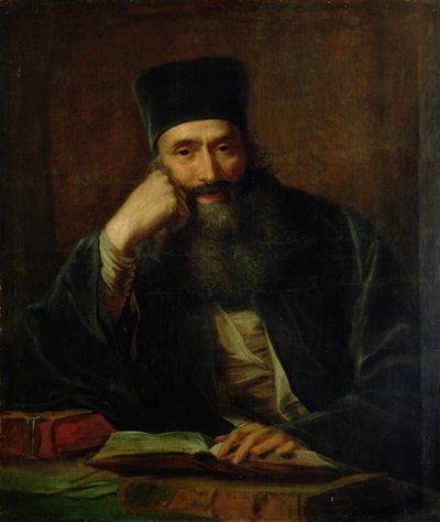 Porträtt av Erasmus, biskop av klostret Aulis på Kreta, 1787 av Johann Heinrich Tischbein