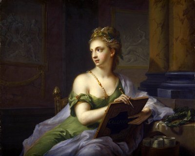 De nio muserna - Kalliope (Episk poesi) av Johann Heinrich Tischbein