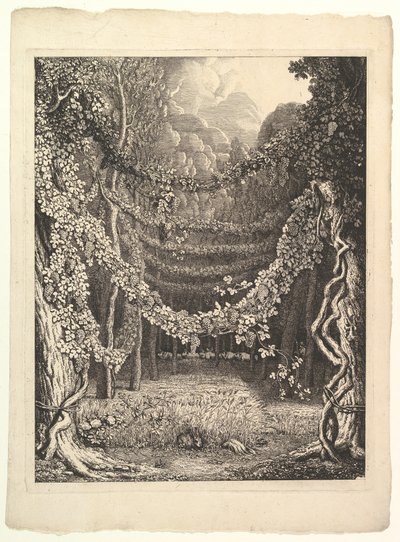 Frontispice till volym IV av Homeros hämtad från antiken, Göttingen: Heinrich Diete..., ca 1796. av Johann Heinrich Wilhelm Tischbein