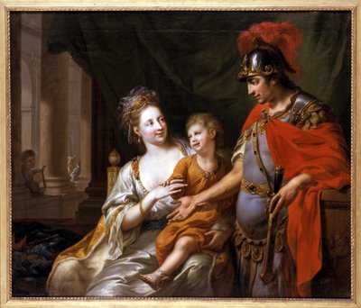 Hectors avgång, 1776 av Johann Heinrich Wilhelm Tischbein