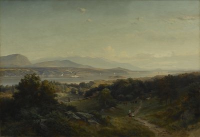 Landskap, Hyde Park, New York, 1859 av Johann Herman Carmiencke
