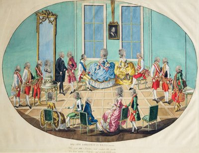 Faamanatuina o le Tausaga Fou i Vienna i le 1782, 1783 (vaega kopa ma le wc) av Johann Hieronymus Loeschenkohl
