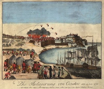 Belägringen av fästningen Ochakov i december 1788, 1788. av Johann Hieronymus Loeschenkohl