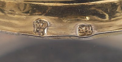 Detalj av en tankard, Danzig, ca 1680 av Johann II Rohde