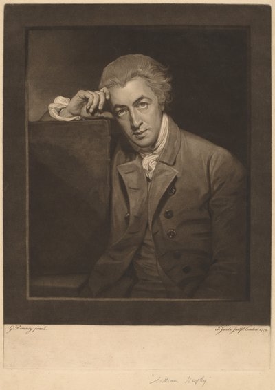 William Hayley av Johann Jacobé, George Romney