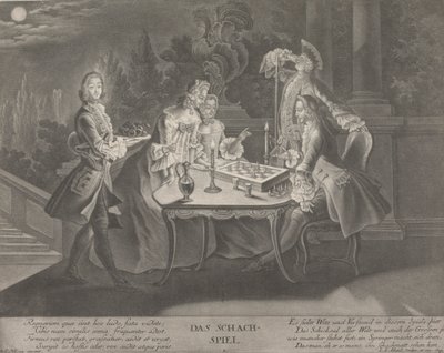 Schackspelet av Johann Jacobus Haid