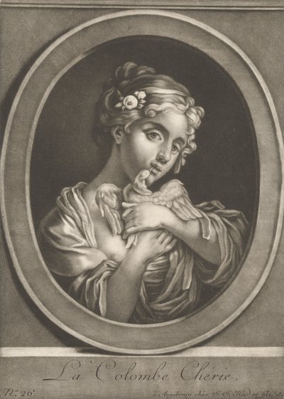 Den älskling duvan av Johann Jacobus Haid