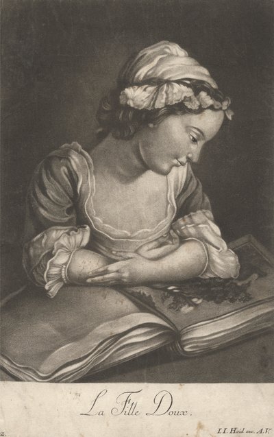 Den söta tjejen av Johann Jacobus Haid