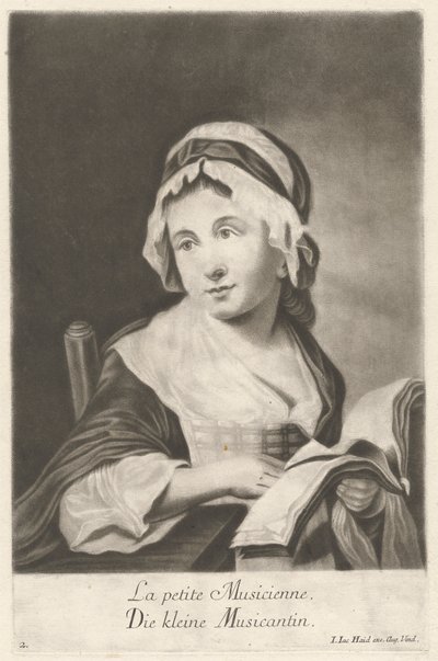 Den lilla musikern av Johann Jacobus Haid