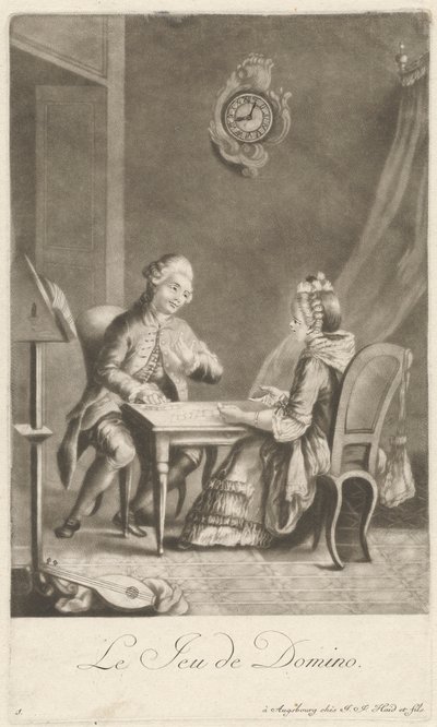 Dominospelet av Johann Jacobus Haid