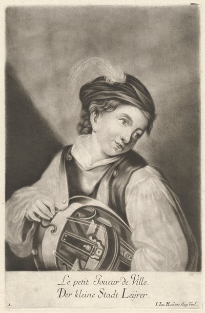 Den lilla stadens spelare av Johann Jacobus Haid