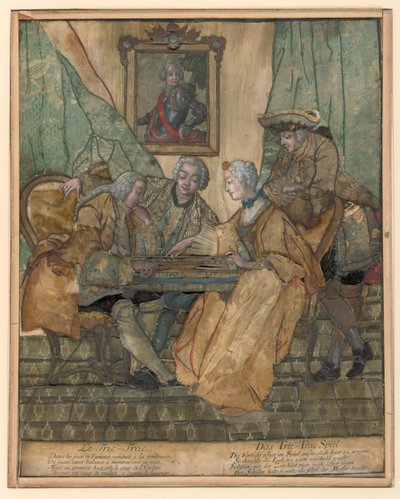 Le Jeu de Tric-Trac [The Game of Tric-Trac] av Johann Jakob Haid