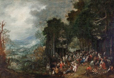 Landskap med fest av Johann Jakob Hartmann