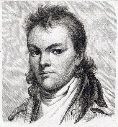 Självporträtt av Johann Jakob Laurenz Billwiller