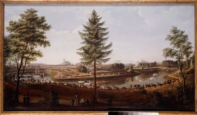 Fest på Pavlovskpalatset, tsar Paul I:s sommarresidens Målning av Metterleir (1750-1825) 1790 Museum of History, Sankt Petersburg av Johann Jakob Mettenleiter